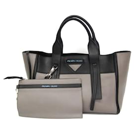 Prada Ouverture Lederschultertasche