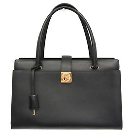 Borsa Tote in pelle da donna Salvatore Ferragamo Gancini DY-21 E525