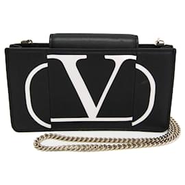 Mini sac bandoulière et pochette téléphone Valentino Garavani V Logo Chain