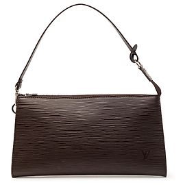 Pochette Accessoires in pelle Epi marrone Louis Vuitton