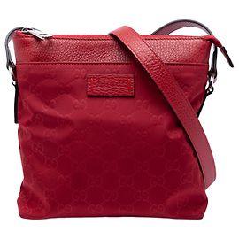 Sac bandoulière Gucci Red GG Nylon