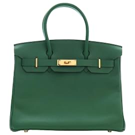 Hermès Green Courchevel Birkin Retourne 30