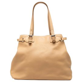 Prada Brown Vitello Daino Tote