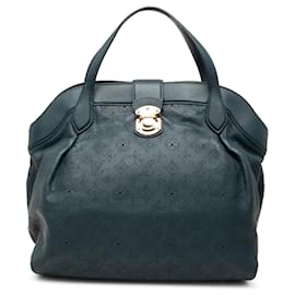 Louis Vuitton Blue Monogram Mahina Cirrus MM