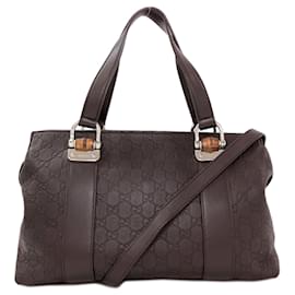 Borsa Tote 2-Way Bamboo GG Guccissima Gucci 355772