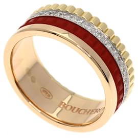 Bague Quatre Small Red Ceramic Diamond de Boucheron