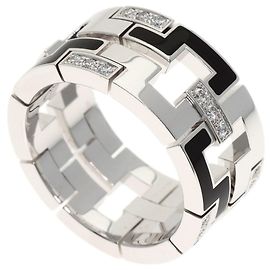 Anello Dragon Padlock in diamante in oro bianco 18K Cartier