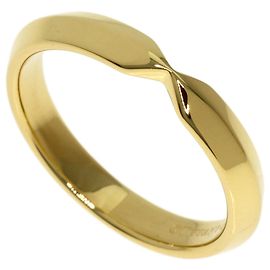 Anello a fascia stretta a incastro in oro giallo 18K di Tiffany & Co.
