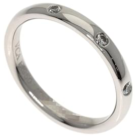 Van Cleef & Arpels Etoile 3P Diamond Ring in Platinum 950