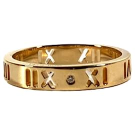 Tiffany & Co. Atlas Logo 4P Diamond Ring