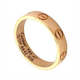 Anello Mini Love di Cartier in oro rosa 18K