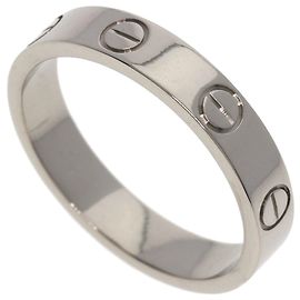 Cartier Mini Love Band Ring aus 18K Weißgold