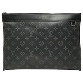 Pochette Louis Vuitton Monogram Eclipse Pochette Discovery Clutch Bag