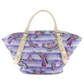 Borsa Tote Salvatore Ferragamo Gancini AU-21 motivo farfalla