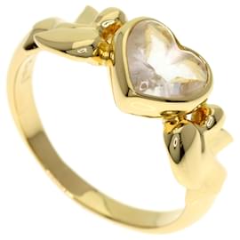 Anello Yves Saint Laurent con pietra colorata a forma di cuore