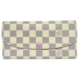Louis Vuitton Portefeuille Emilie Damier Azur Long Wallet
