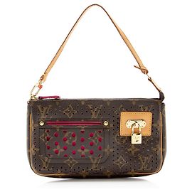 Louis Vuitton Vintage Limited Edition Monogram Perforated Pochette Accessoires