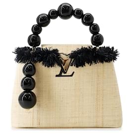 Borsa Louis Vuitton Raffia Capucines MM