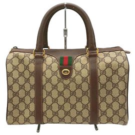Borsa Boston GG Supreme marrone Gucci
