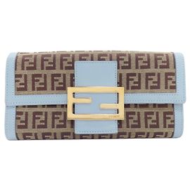 Langer Fendi Zucchino Muster Geldbeutel