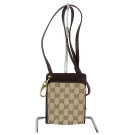 Gucci Mini 106693 Brown GG Canvas Schultertasche