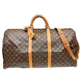 Borsa Louis Vuitton Keepall Bandouliere in Tela Monogram 60