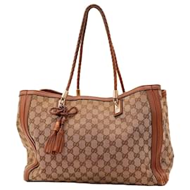 Gucci Borsa Tote in Tela GG Supreme e Pelle
