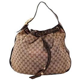 Borsa Hobo Gucci Monogram con coulisse