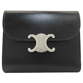Celine Triomphe Flap Tri-fold Wallet - Céline