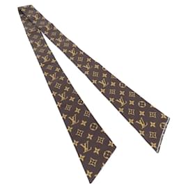 Sciarpa in seta marrone Louis Vuitton MP2592
