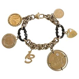 Bracciale Dolce & Gabbana Token Money placcato oro