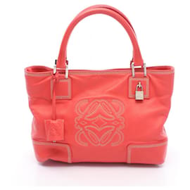 Borsa Loewe Amazona Fusta in pelle rossa