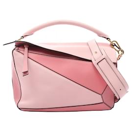 Borsa Loewe Puzzle Medium - Borsa a mano in pelle