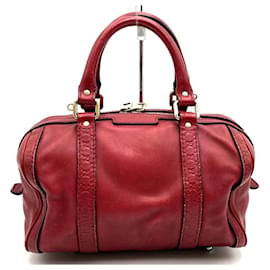 Borsa in pelle rossa Gucci 269876