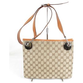 Sac à épaule Gucci GG Canvas Orange