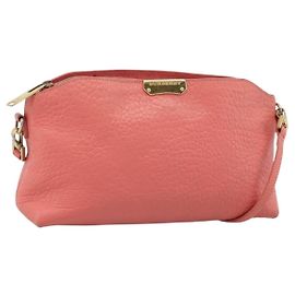 Borsa a Spalla BURBERRY in Pelle Rosa e Oro Autentica ti3960