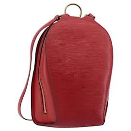 Rucksack LOUIS VUITTON Epi Mabillon Castilian Red M52237 LV Auth 184225A