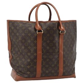 LOUIS VUITTON Monogram Sac Weekend GM Tote Bag M42420 LV Auth 184205