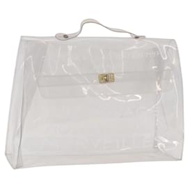 HERMES Vinyl Kelly Handtasche Vinyl Transparent Authentisch 184746 - Hermès