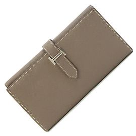 Hermès Bearn Dupli Tri-fold Long Wallet