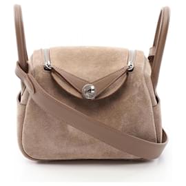 Borsa a tracolla Hermes Lindy Mini Griscaille - Hermès
