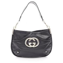Borsa a tracolla Gucci Interlocking G Guccissima