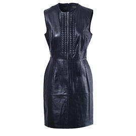 John Richmond Abito sartoriale in pelle nera Richmond