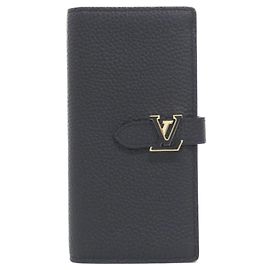 Cartera de cuero Taurillon negro Louis Vuitton