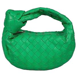 Borsa a mano Mini Jodie in pelle verde Bottega Veneta