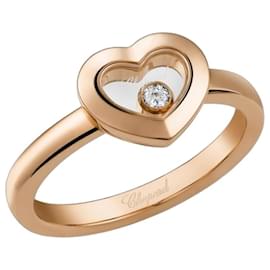 Chopard Anello Happy Diamonds Icons in Oro Rosa