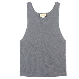Top de punto de lana Gucci