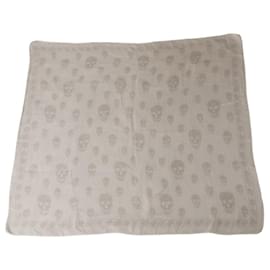 Alexander McQueen Sciarpa in seta con stampa skull - Alexander Mcqueen