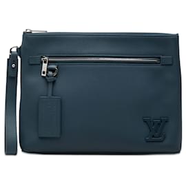 Pochette per iPad Louis Vuitton Blue Aerogram Takeoff