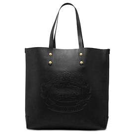 Tote Burberry Black Large Embossed Leather Crest